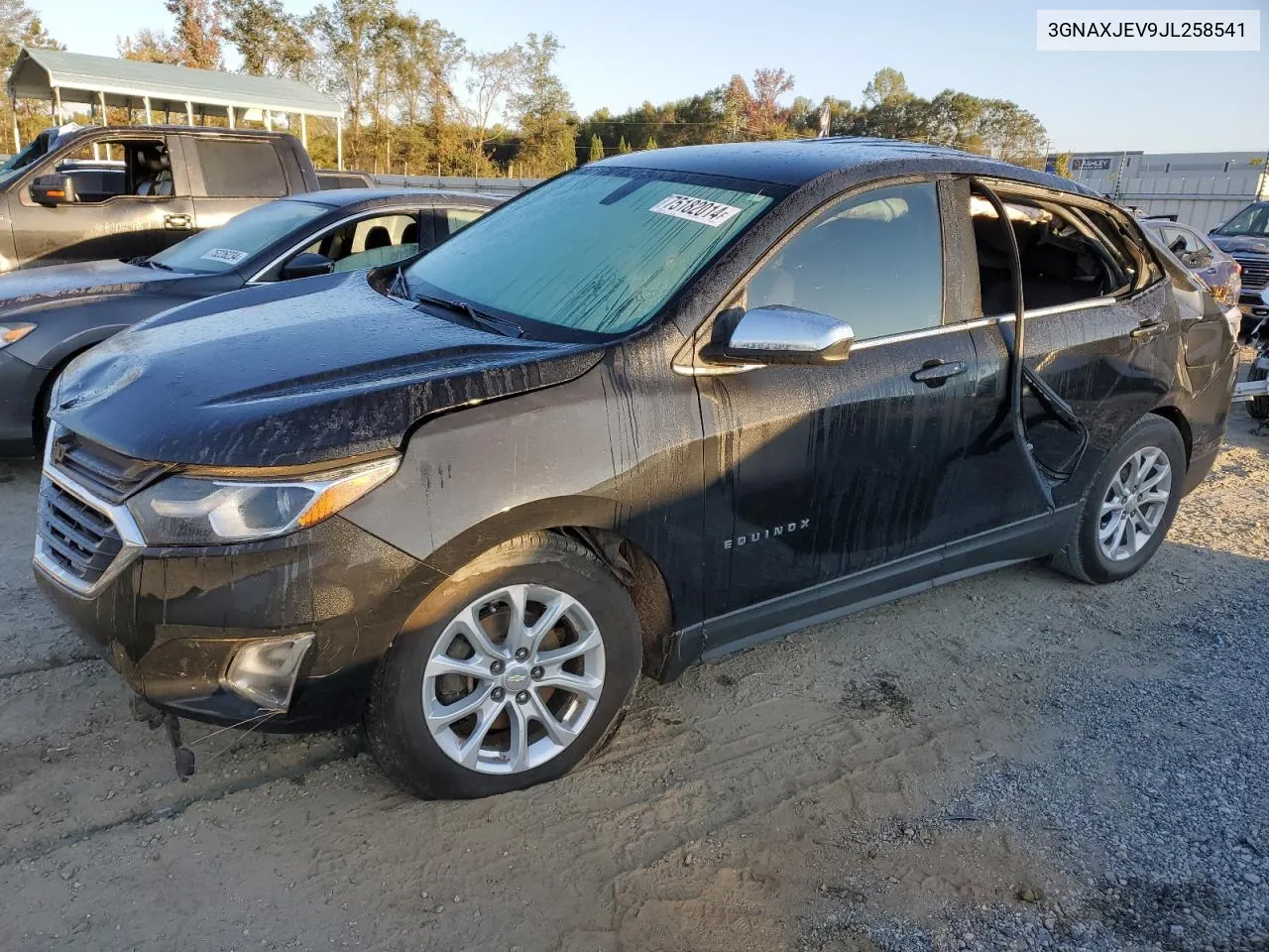 2018 Chevrolet Equinox Lt VIN: 3GNAXJEV9JL258541 Lot: 75182014