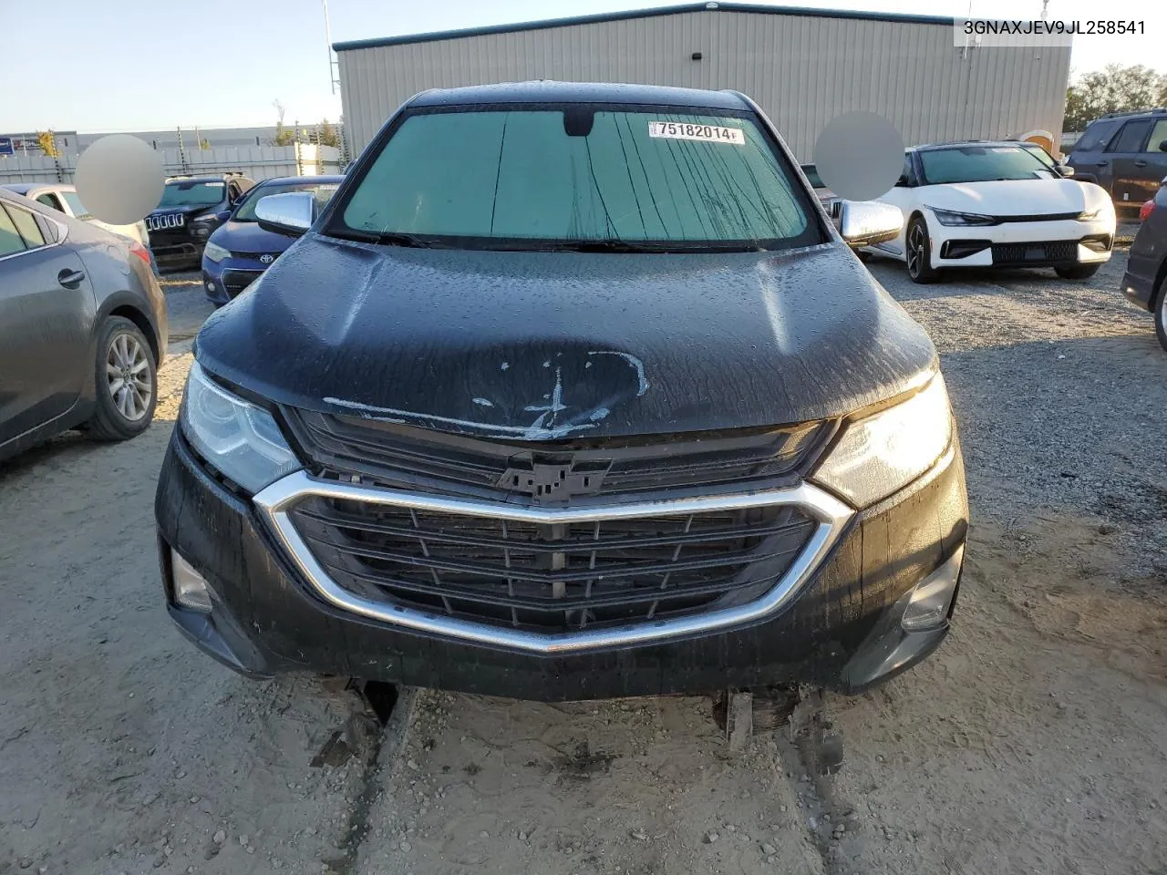 2018 Chevrolet Equinox Lt VIN: 3GNAXJEV9JL258541 Lot: 75182014