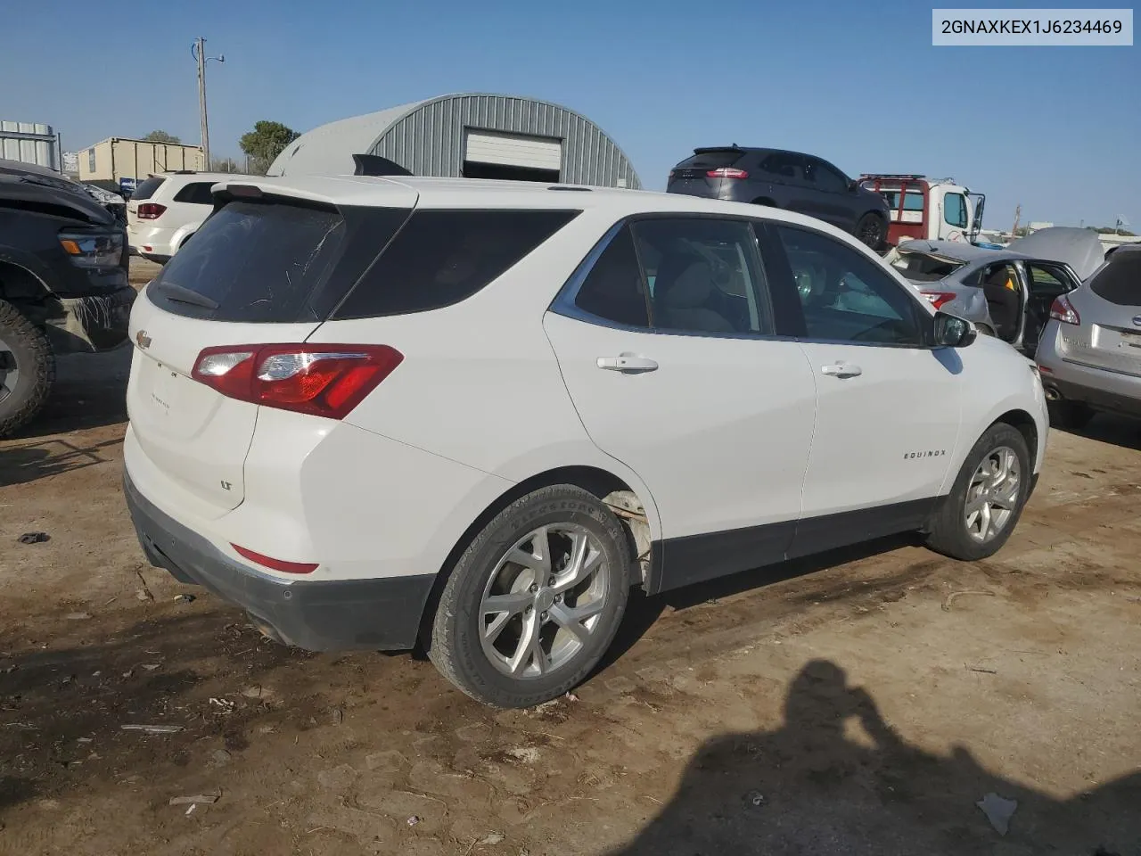 2018 Chevrolet Equinox Lt VIN: 2GNAXKEX1J6234469 Lot: 75187374