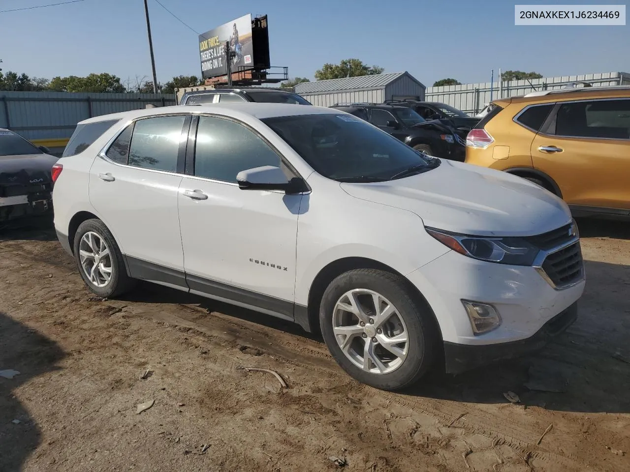 2018 Chevrolet Equinox Lt VIN: 2GNAXKEX1J6234469 Lot: 75187374