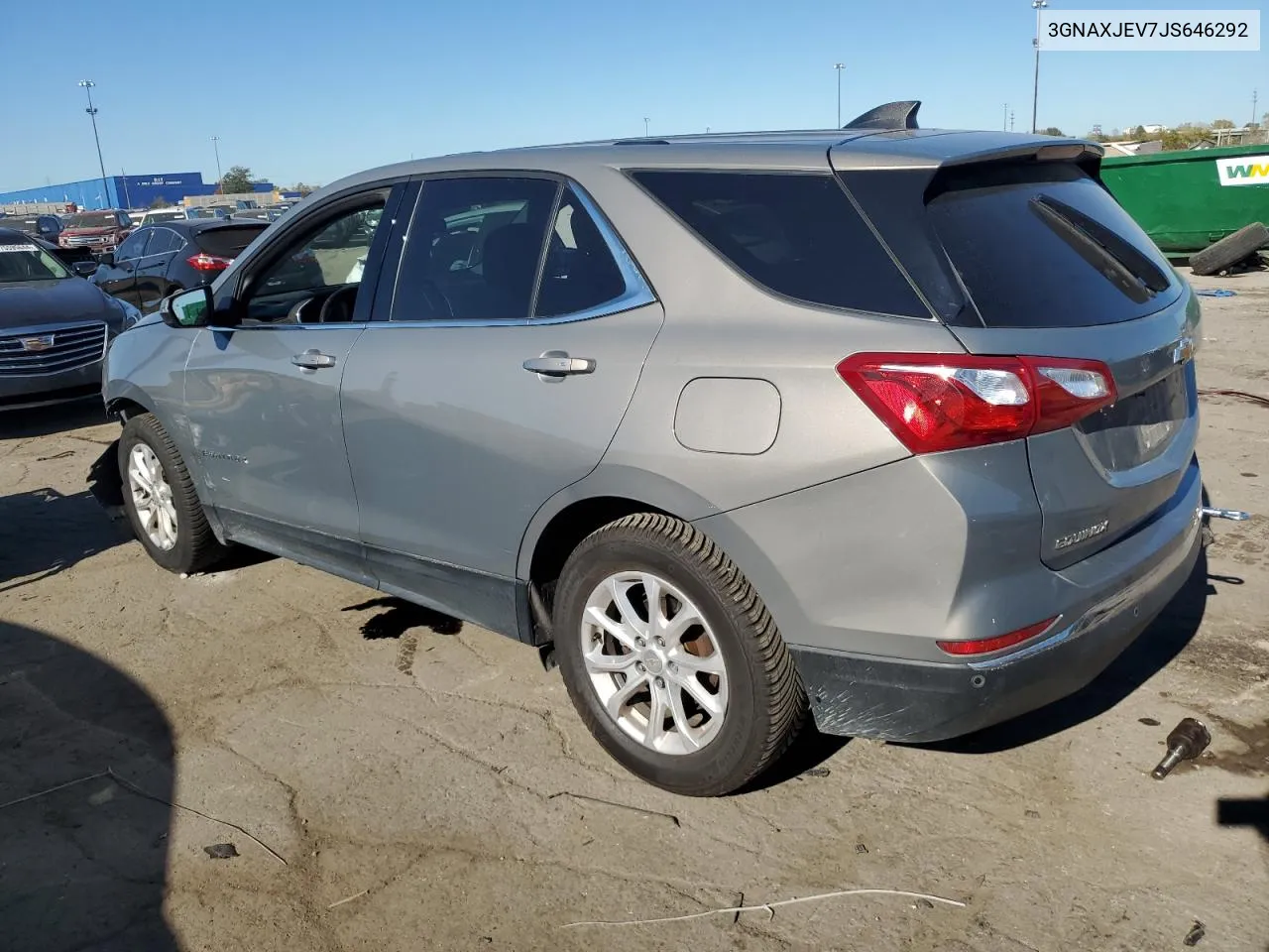 2018 Chevrolet Equinox Lt VIN: 3GNAXJEV7JS646292 Lot: 75200034