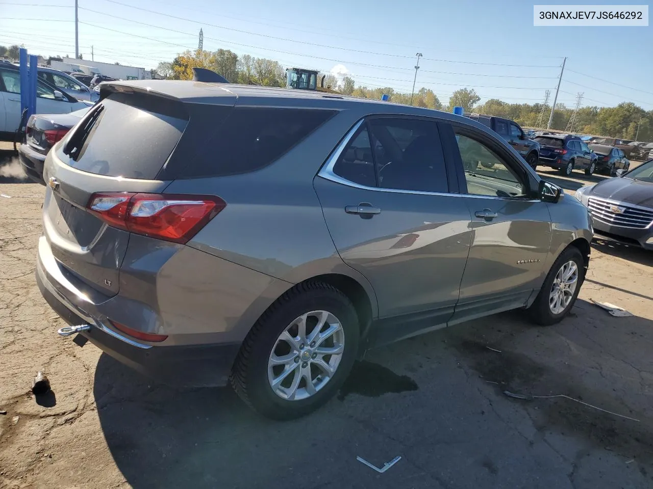 2018 Chevrolet Equinox Lt VIN: 3GNAXJEV7JS646292 Lot: 75200034