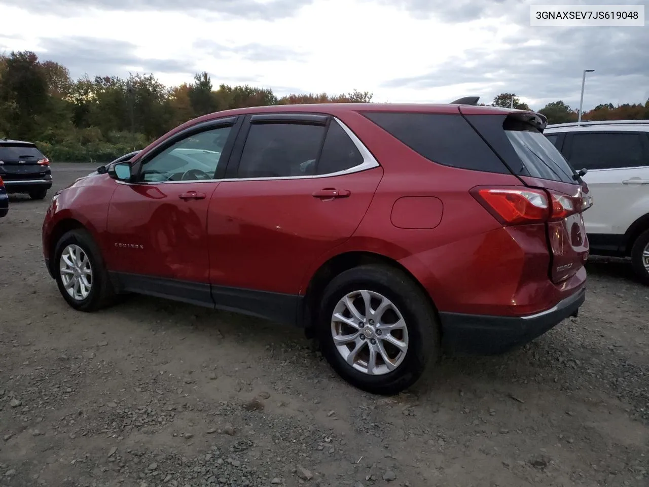 2018 Chevrolet Equinox Lt VIN: 3GNAXSEV7JS619048 Lot: 75215704