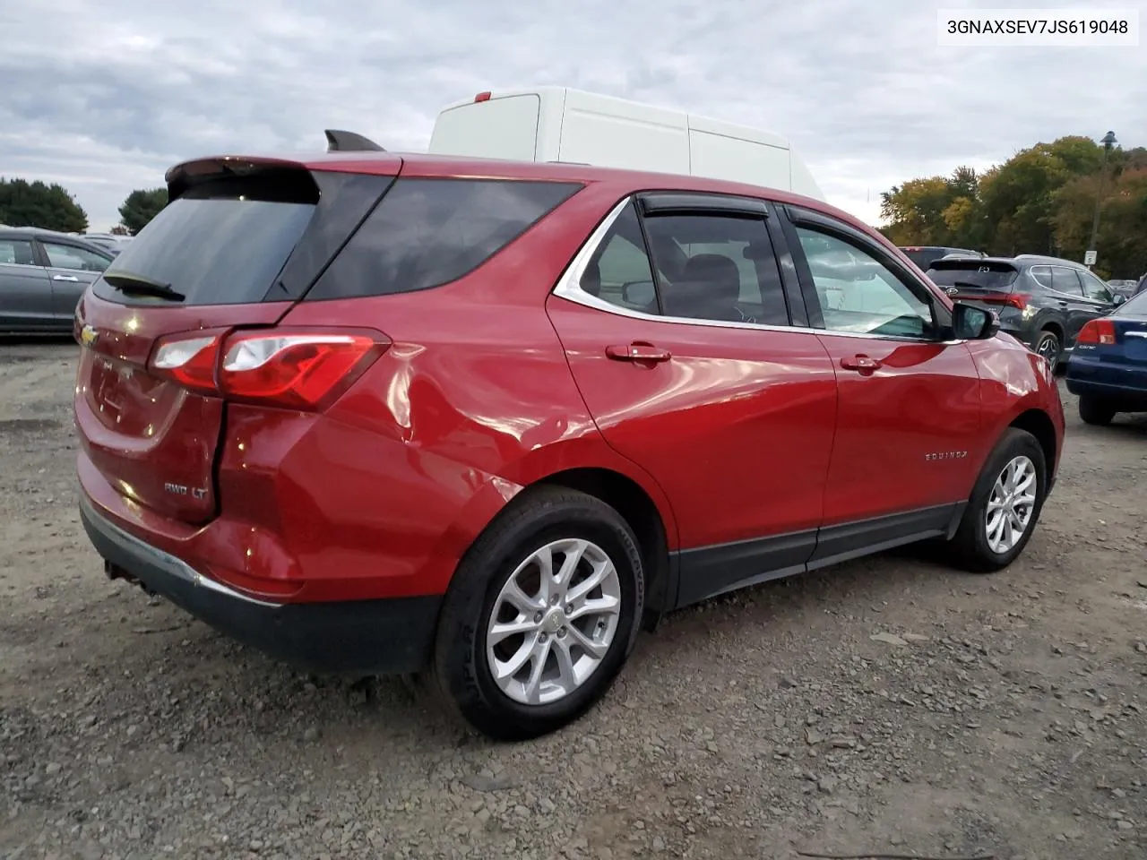 2018 Chevrolet Equinox Lt VIN: 3GNAXSEV7JS619048 Lot: 75215704