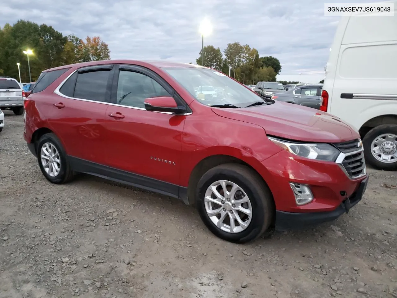 2018 Chevrolet Equinox Lt VIN: 3GNAXSEV7JS619048 Lot: 75215704