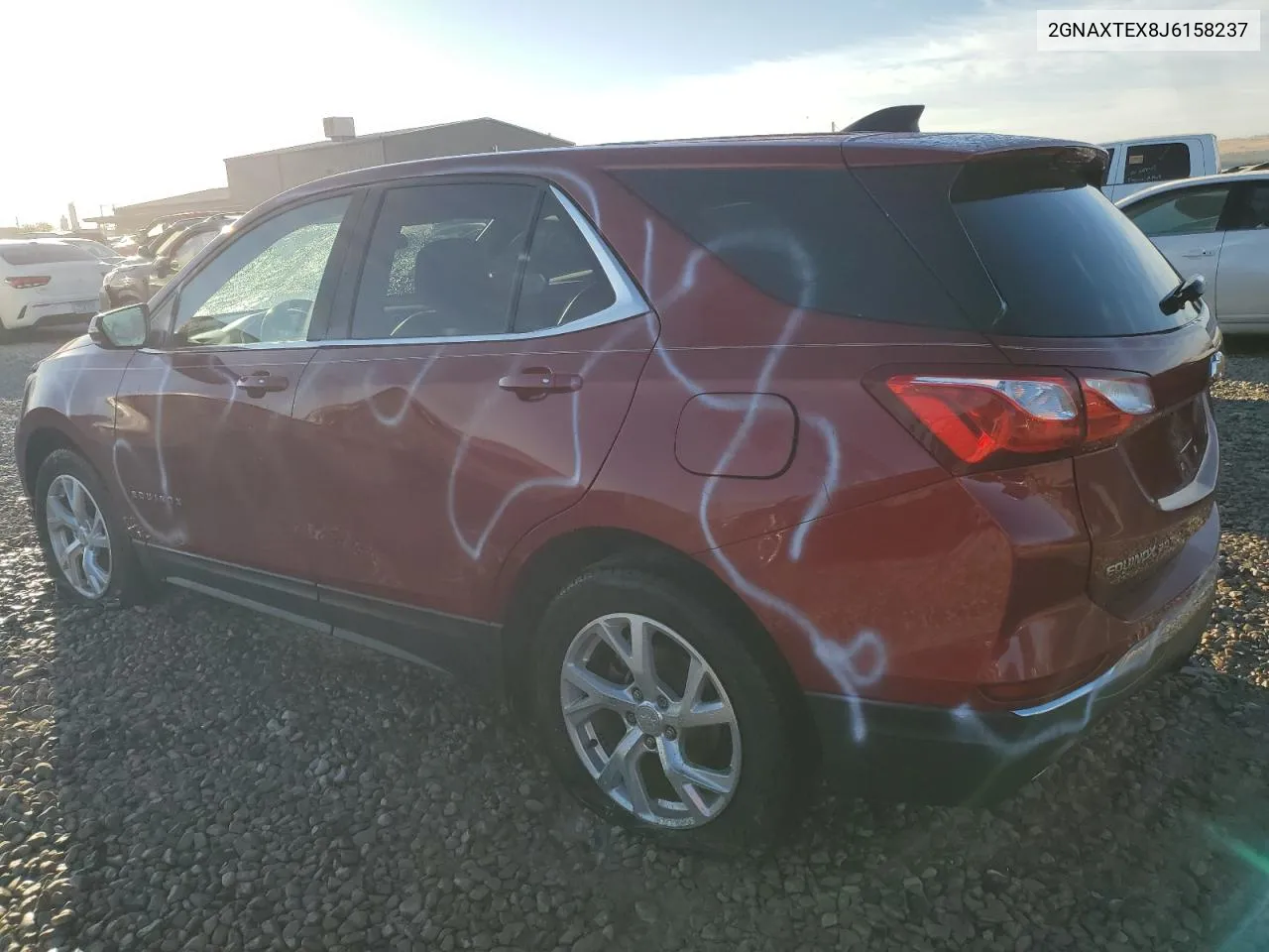 2018 Chevrolet Equinox Lt VIN: 2GNAXTEX8J6158237 Lot: 75274714