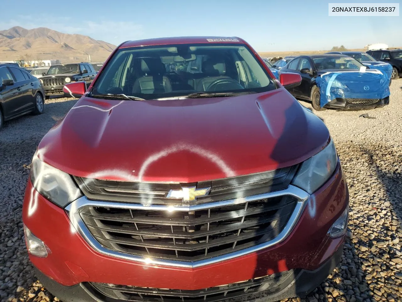 2018 Chevrolet Equinox Lt VIN: 2GNAXTEX8J6158237 Lot: 75274714