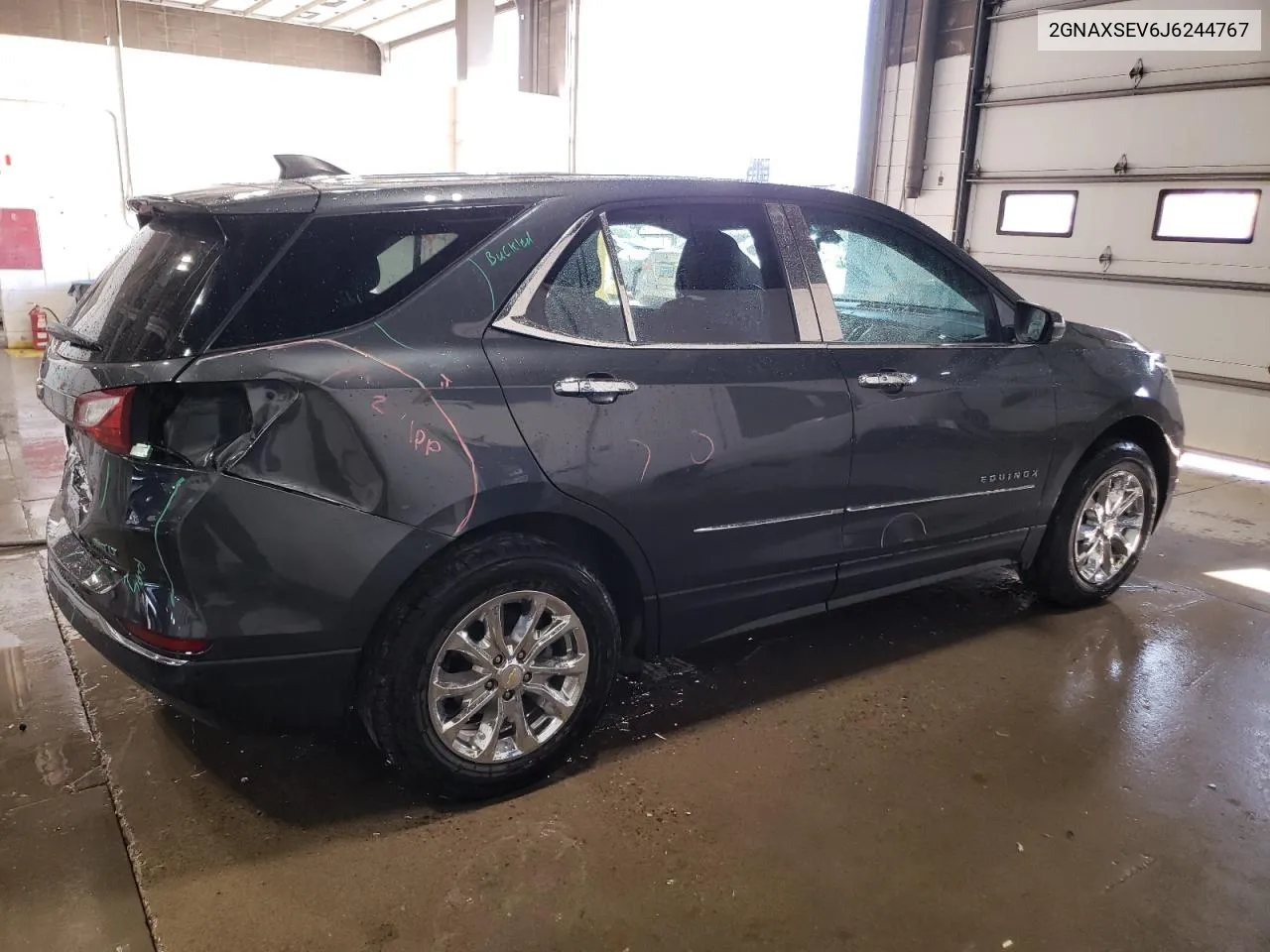 2018 Chevrolet Equinox Lt VIN: 2GNAXSEV6J6244767 Lot: 75280504