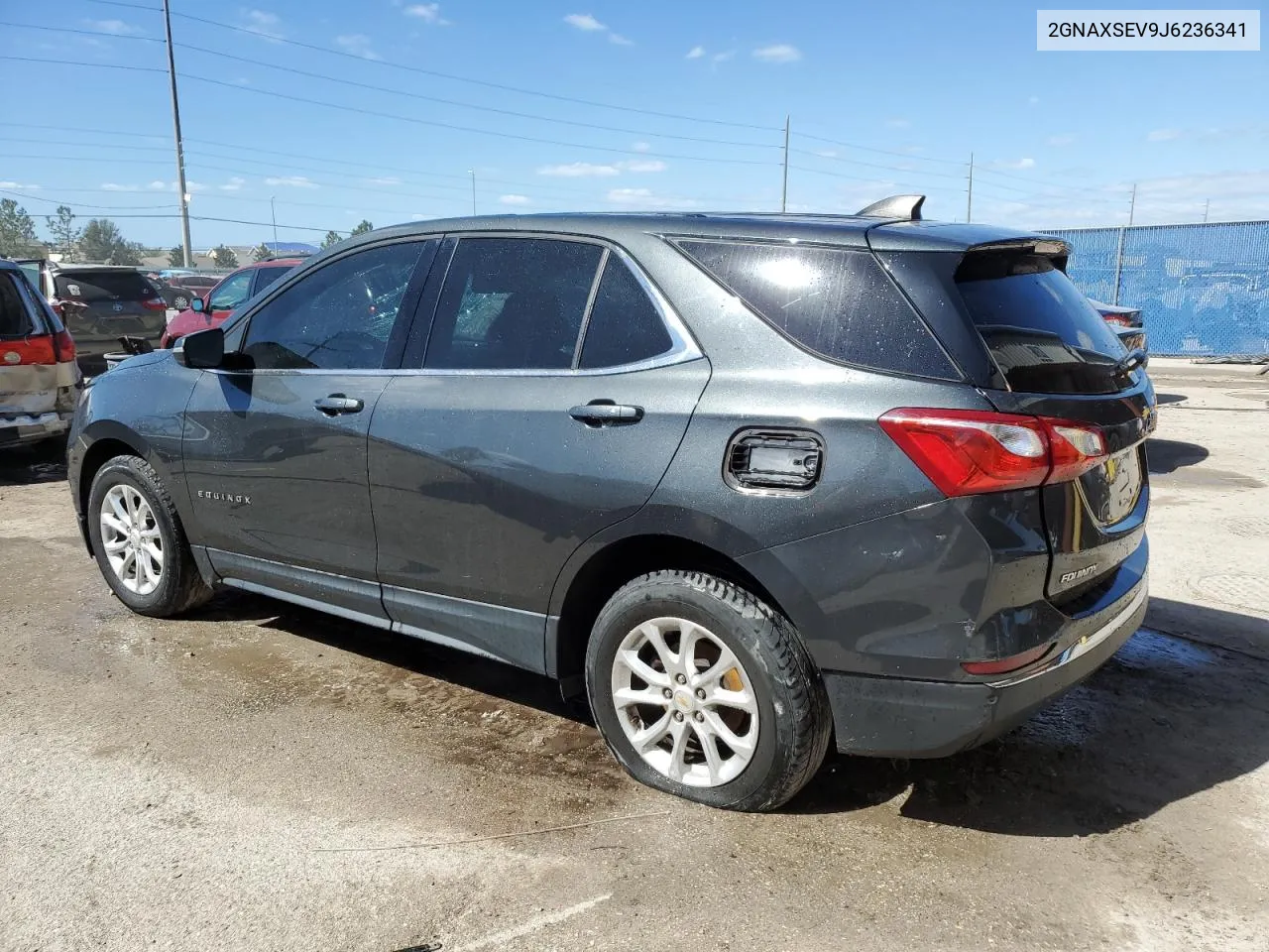 2018 Chevrolet Equinox Lt VIN: 2GNAXSEV9J6236341 Lot: 75287624