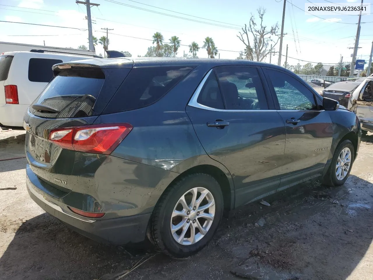 2018 Chevrolet Equinox Lt VIN: 2GNAXSEV9J6236341 Lot: 75287624