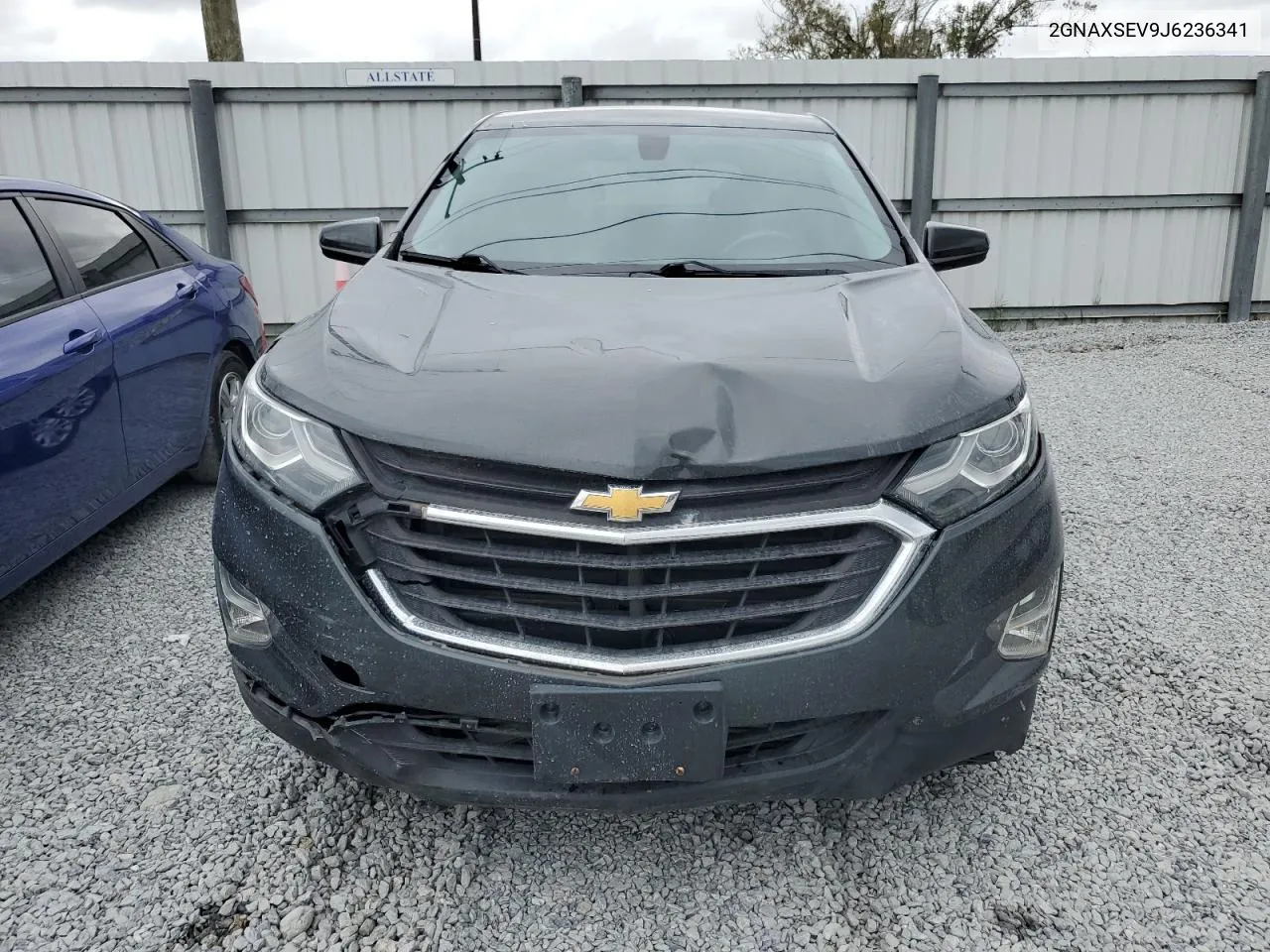 2018 Chevrolet Equinox Lt VIN: 2GNAXSEV9J6236341 Lot: 75287624