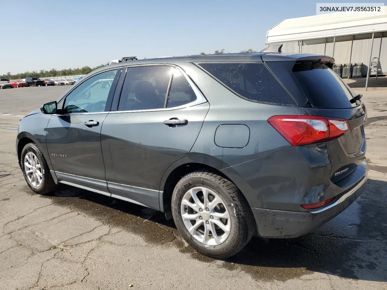 2018 Chevrolet Equinox Lt VIN: 3GNAXJEV7JS563512 Lot: 75302934