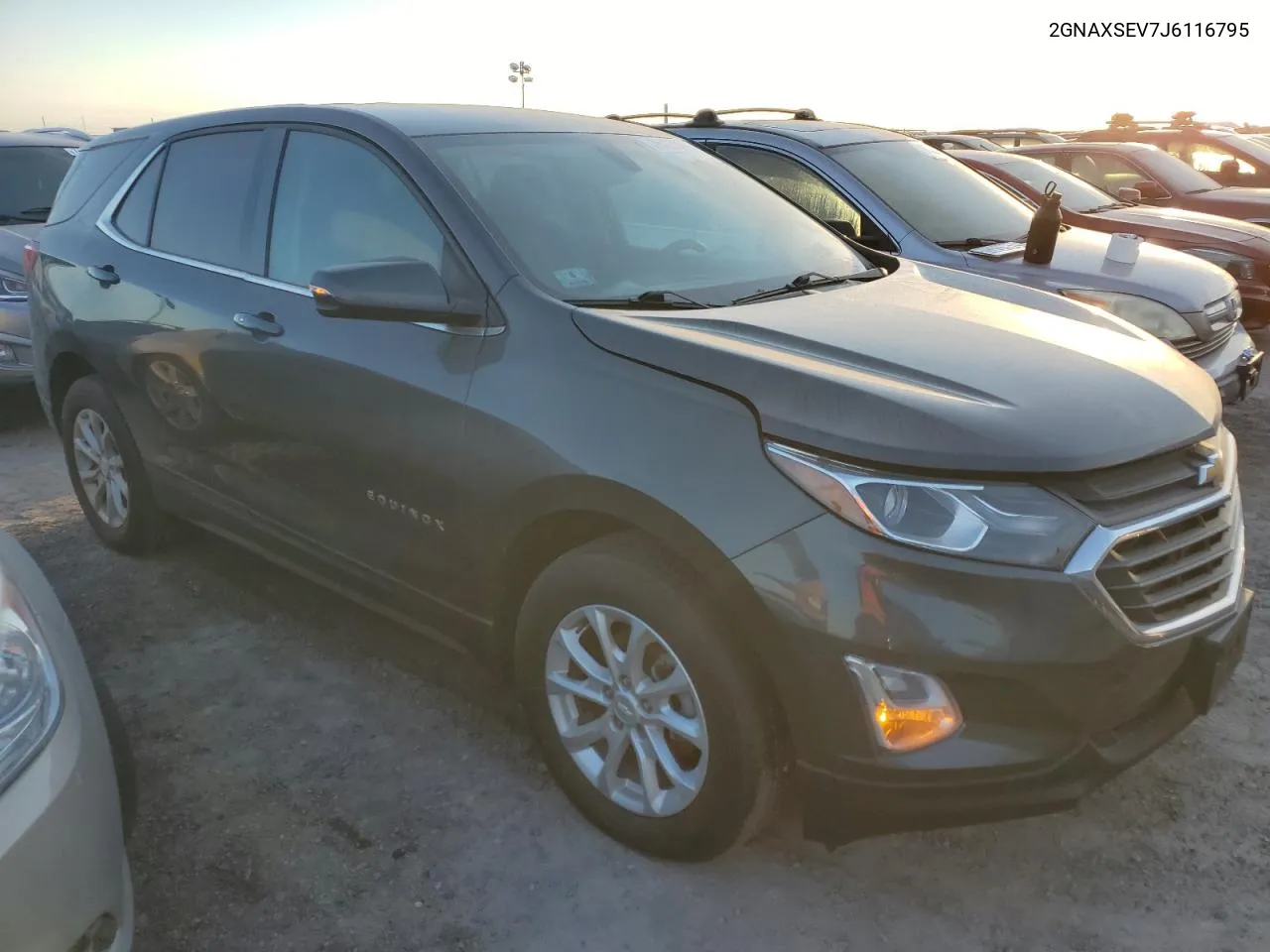 2018 Chevrolet Equinox Lt VIN: 2GNAXSEV7J6116795 Lot: 75408914