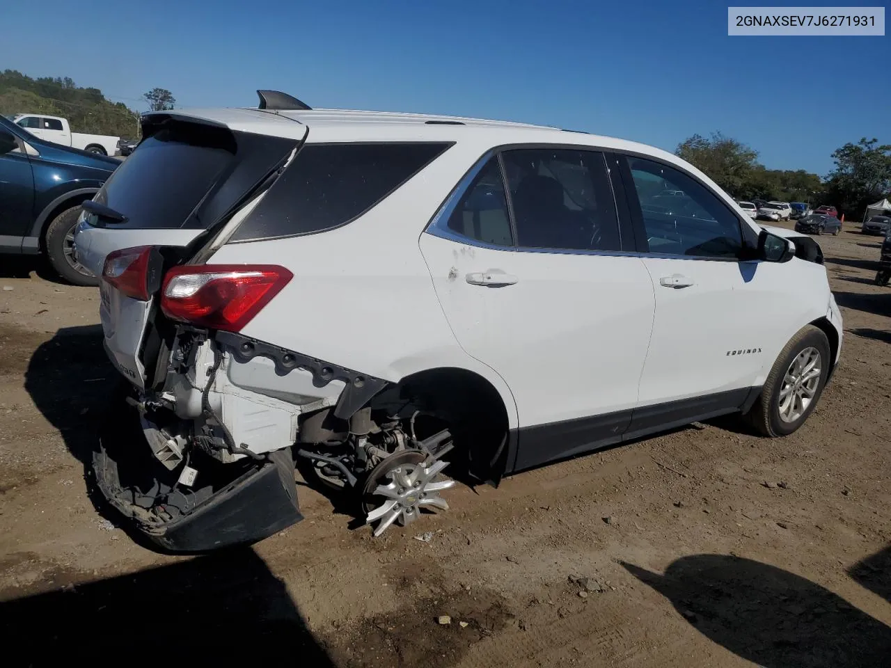 2018 Chevrolet Equinox Lt VIN: 2GNAXSEV7J6271931 Lot: 75500944