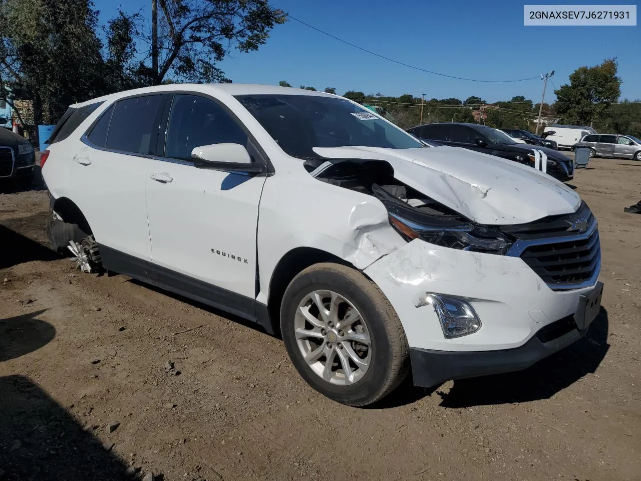 2018 Chevrolet Equinox Lt VIN: 2GNAXSEV7J6271931 Lot: 75500944