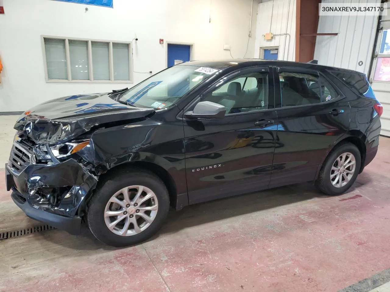 2018 Chevrolet Equinox Ls VIN: 3GNAXREV9JL347170 Lot: 75514264