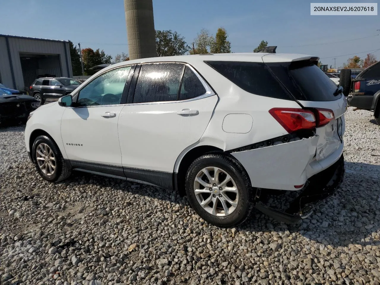 2018 Chevrolet Equinox Lt VIN: 2GNAXSEV2J6207618 Lot: 75523734