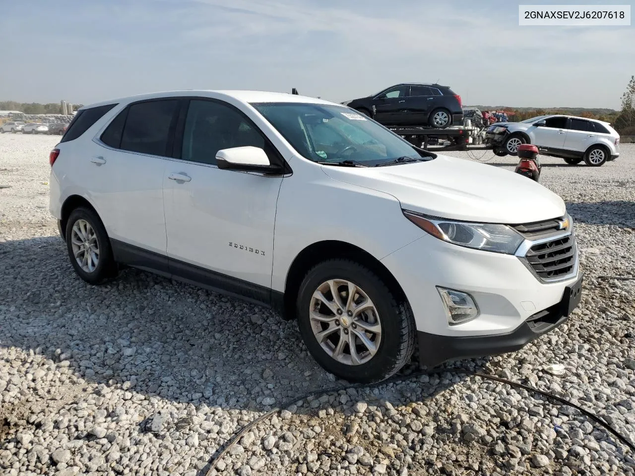 2018 Chevrolet Equinox Lt VIN: 2GNAXSEV2J6207618 Lot: 75523734