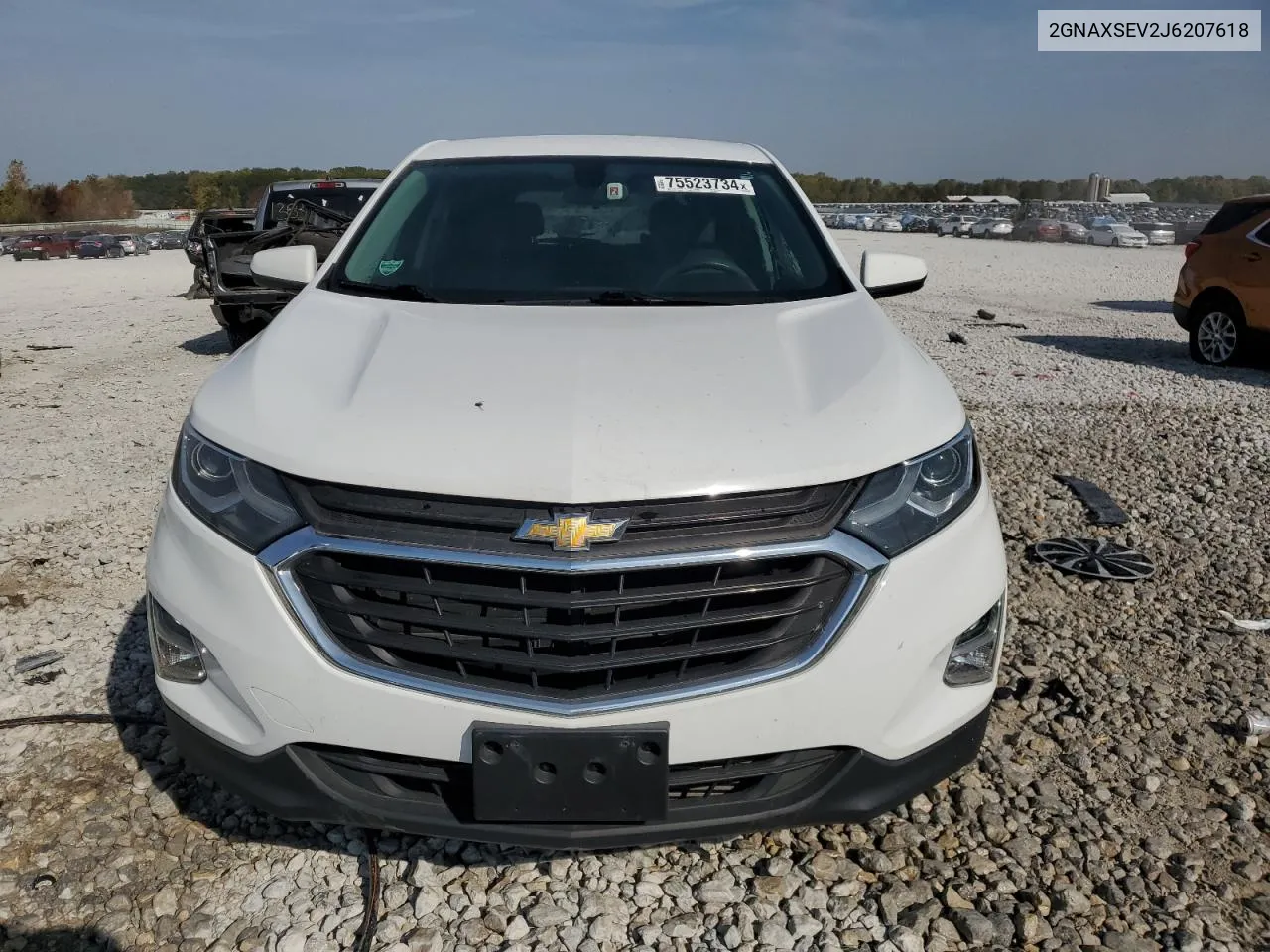 2018 Chevrolet Equinox Lt VIN: 2GNAXSEV2J6207618 Lot: 75523734