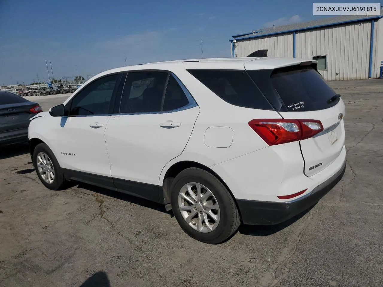 2018 Chevrolet Equinox Lt VIN: 2GNAXJEV7J6191815 Lot: 75531574