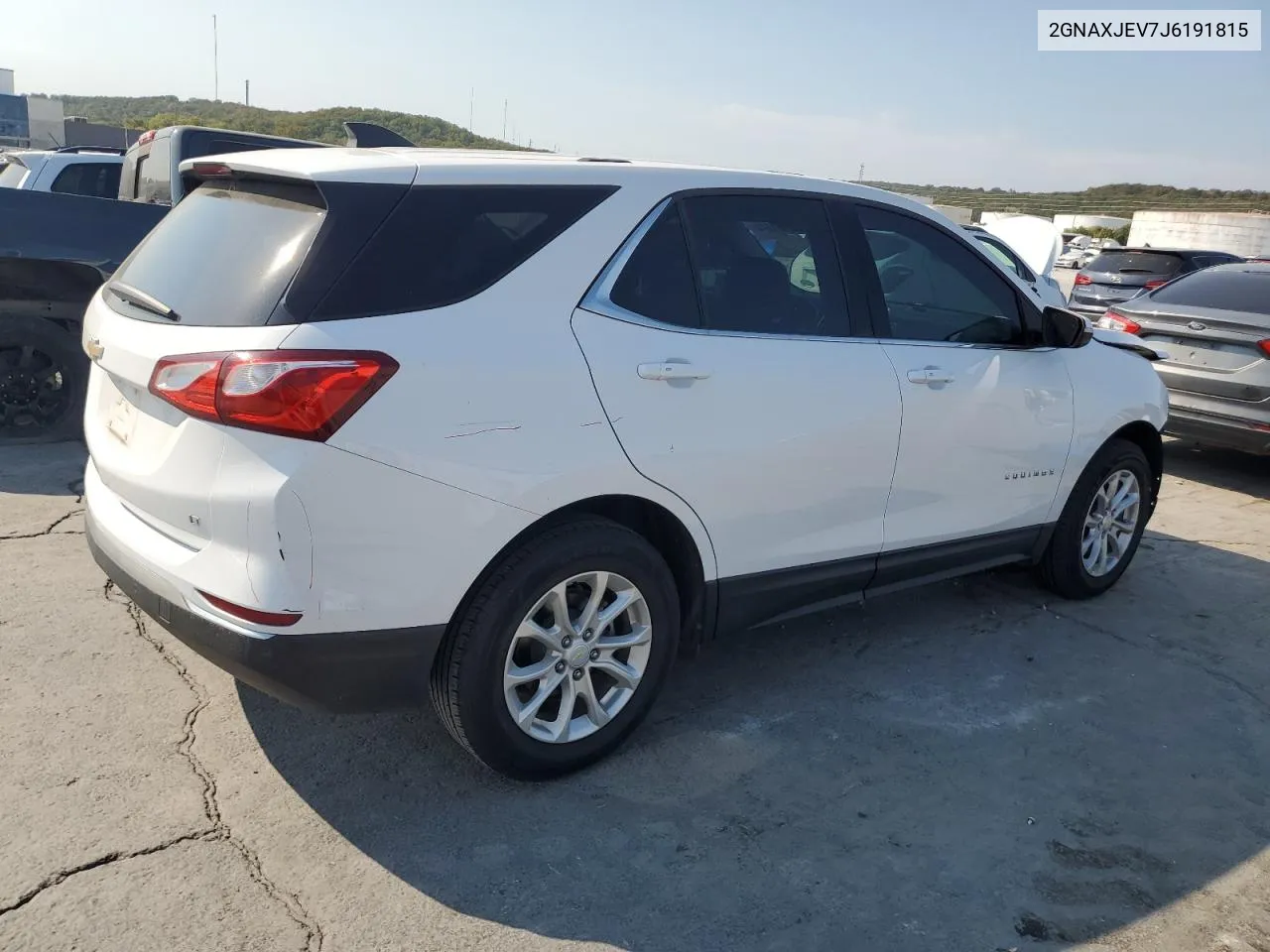 2018 Chevrolet Equinox Lt VIN: 2GNAXJEV7J6191815 Lot: 75531574