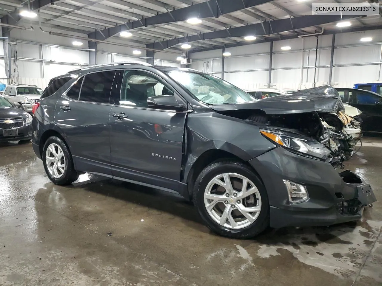 2018 Chevrolet Equinox Lt VIN: 2GNAXTEX7J6233316 Lot: 75534144