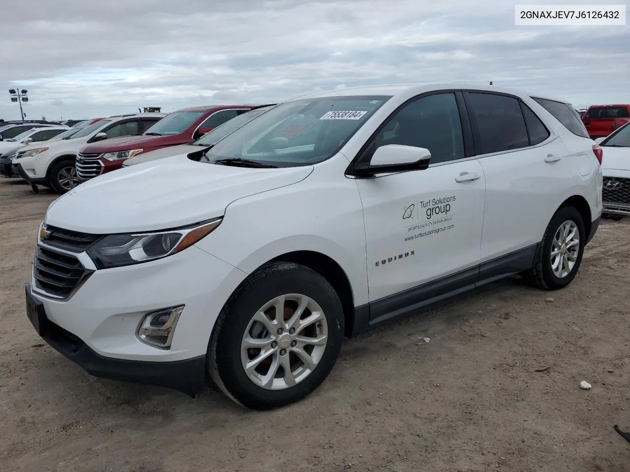 2018 Chevrolet Equinox Lt VIN: 2GNAXJEV7J6126432 Lot: 75538184