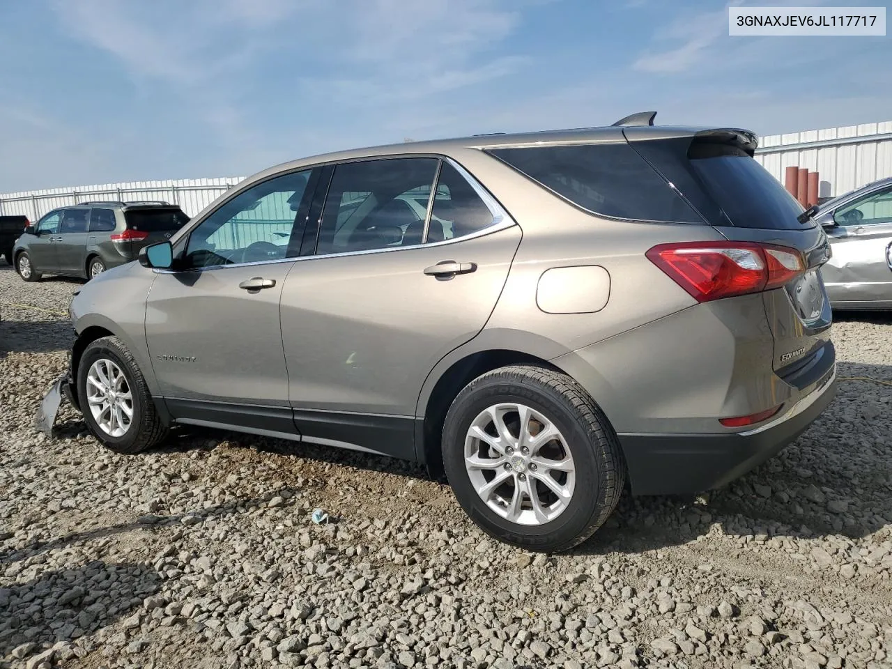 2018 Chevrolet Equinox Lt VIN: 3GNAXJEV6JL117717 Lot: 75611474