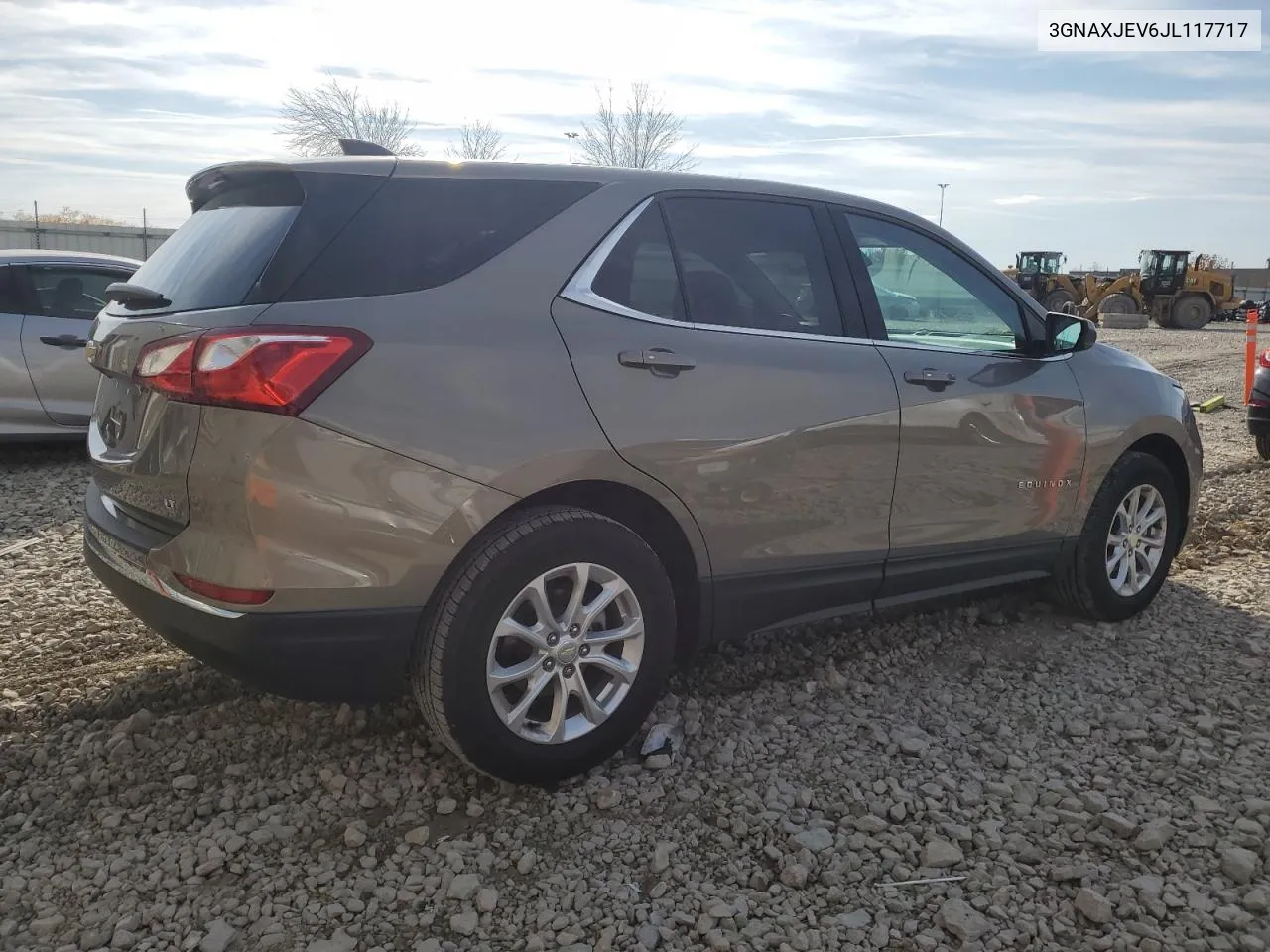 2018 Chevrolet Equinox Lt VIN: 3GNAXJEV6JL117717 Lot: 75611474