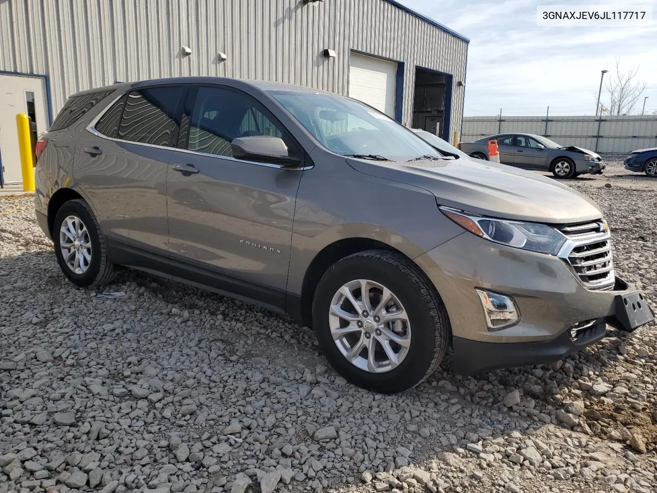 2018 Chevrolet Equinox Lt VIN: 3GNAXJEV6JL117717 Lot: 75611474