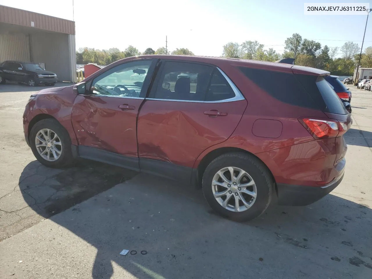 2018 Chevrolet Equinox Lt VIN: 2GNAXJEV7J6311225 Lot: 75612624