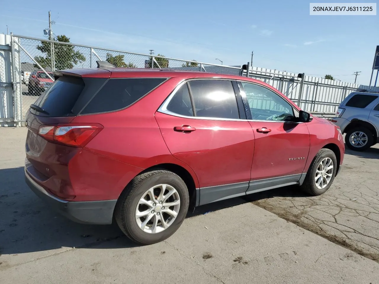 2018 Chevrolet Equinox Lt VIN: 2GNAXJEV7J6311225 Lot: 75612624