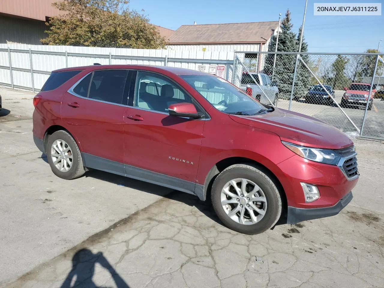 2018 Chevrolet Equinox Lt VIN: 2GNAXJEV7J6311225 Lot: 75612624