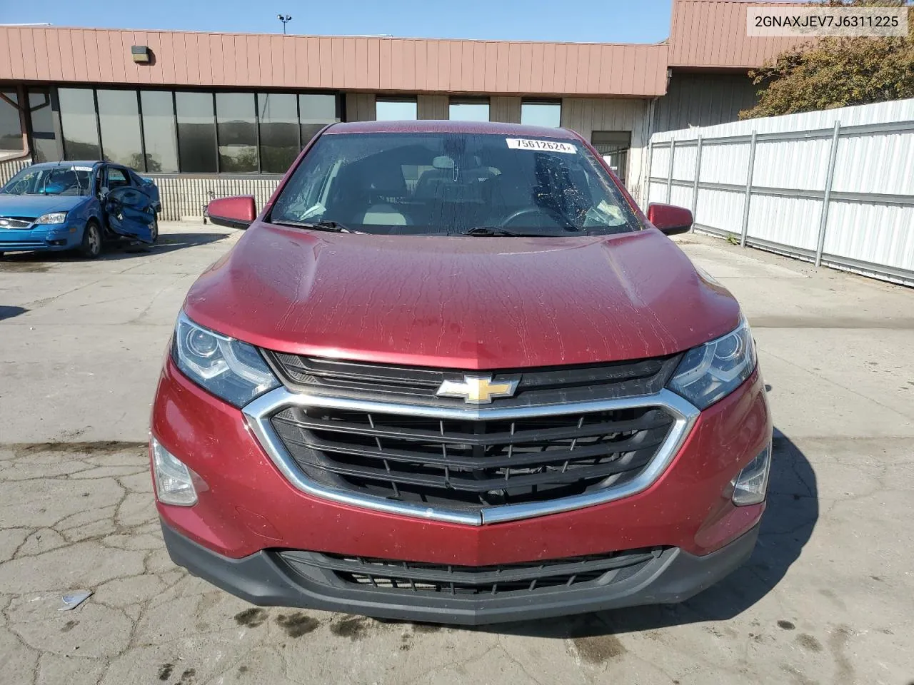 2018 Chevrolet Equinox Lt VIN: 2GNAXJEV7J6311225 Lot: 75612624