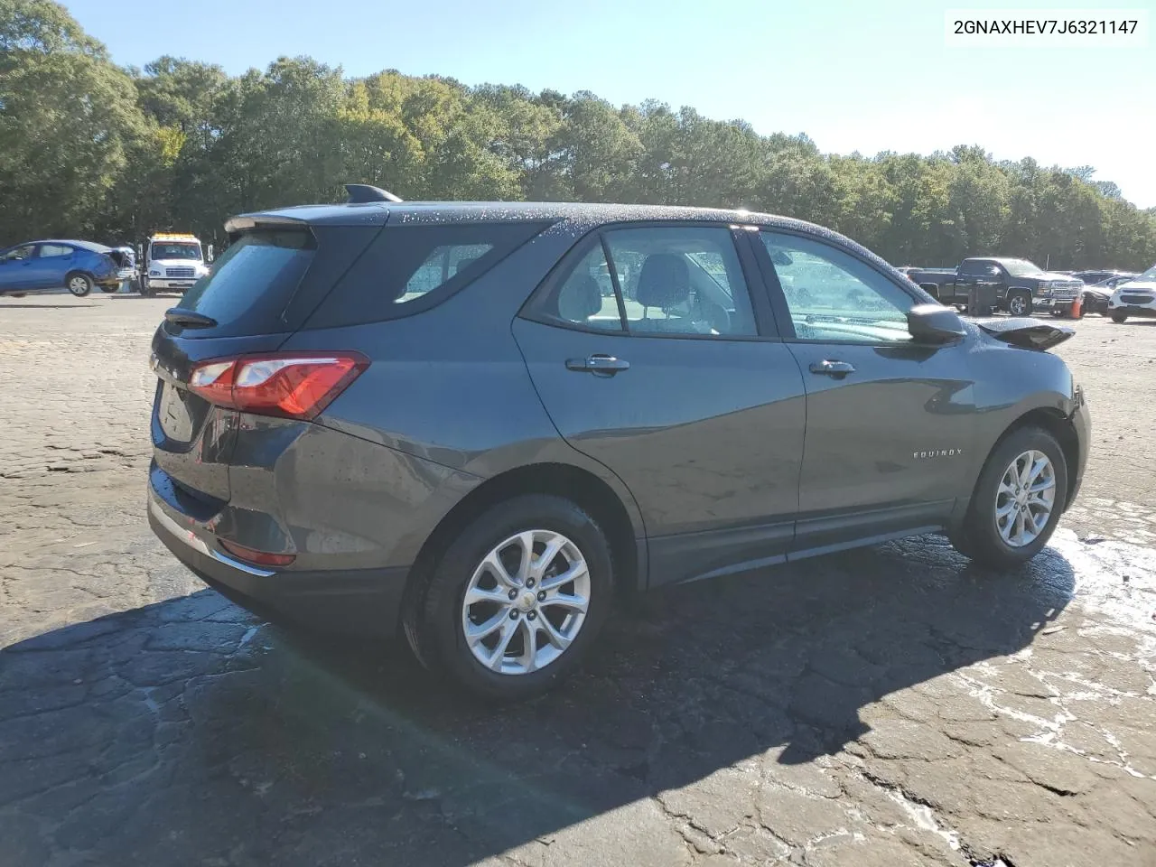 2018 Chevrolet Equinox Ls VIN: 2GNAXHEV7J6321147 Lot: 75634714