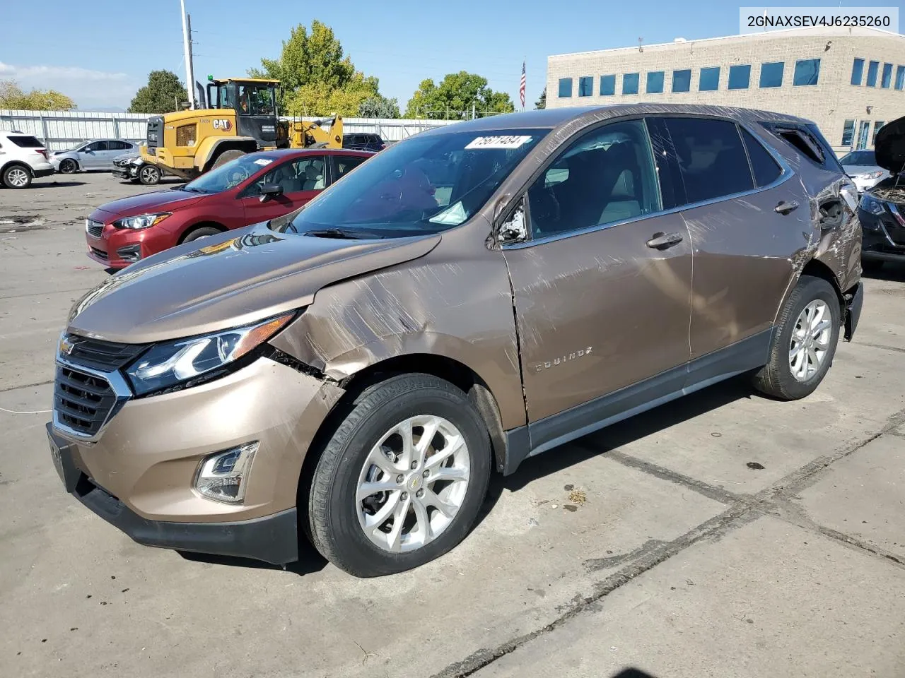 2018 Chevrolet Equinox Lt VIN: 2GNAXSEV4J6235260 Lot: 75671484