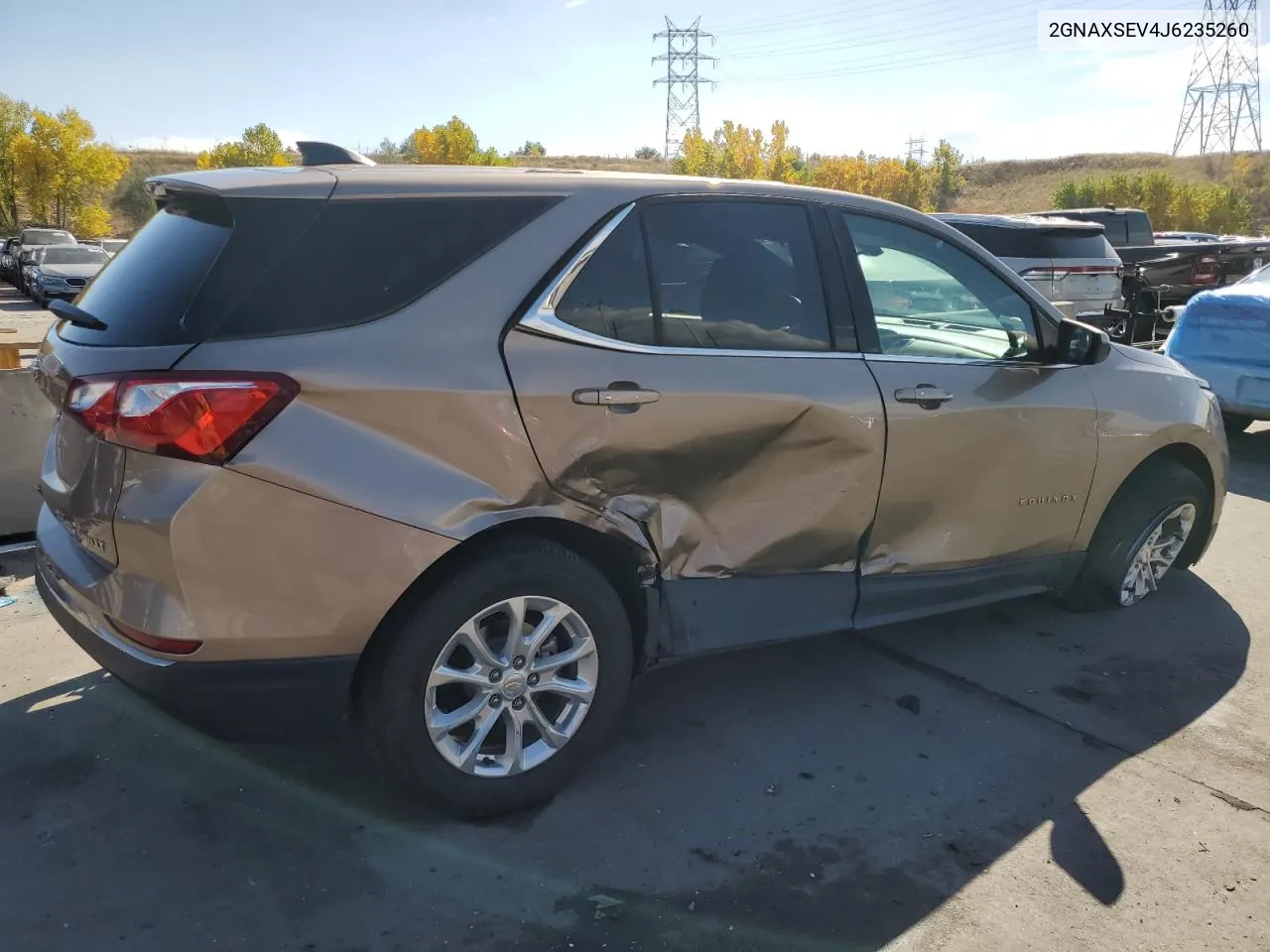 2018 Chevrolet Equinox Lt VIN: 2GNAXSEV4J6235260 Lot: 75671484