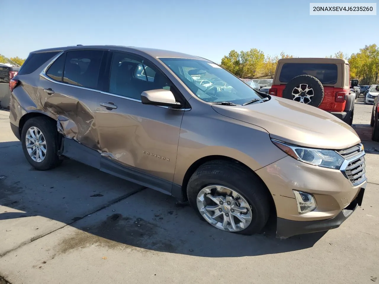 2018 Chevrolet Equinox Lt VIN: 2GNAXSEV4J6235260 Lot: 75671484