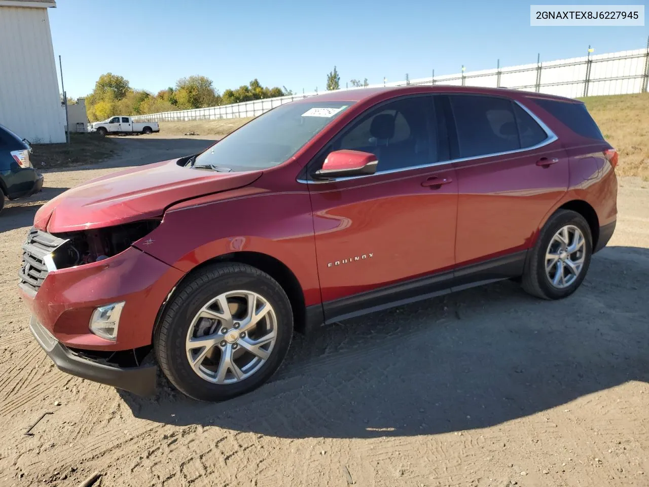 2018 Chevrolet Equinox Lt VIN: 2GNAXTEX8J6227945 Lot: 75672164