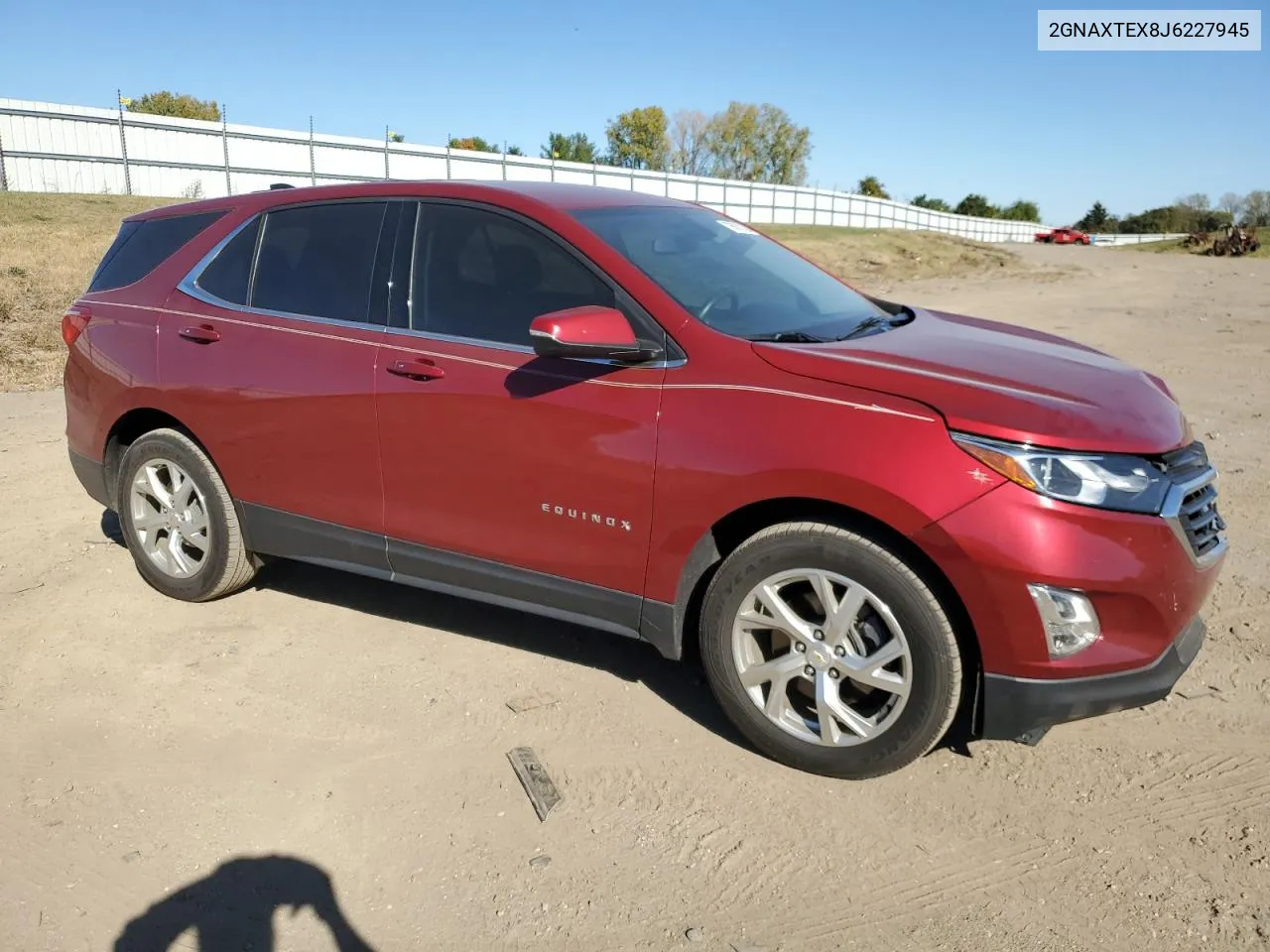 2018 Chevrolet Equinox Lt VIN: 2GNAXTEX8J6227945 Lot: 75672164