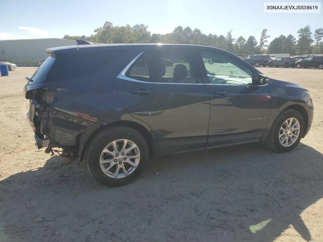 2018 Chevrolet Equinox Lt VIN: 3GNAXJEVXJS538619 Lot: 75740514