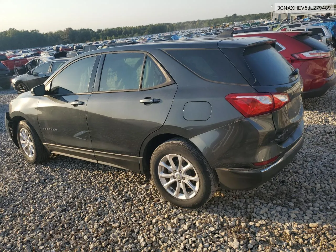 2018 Chevrolet Equinox Ls VIN: 3GNAXHEV5JL279489 Lot: 75766954