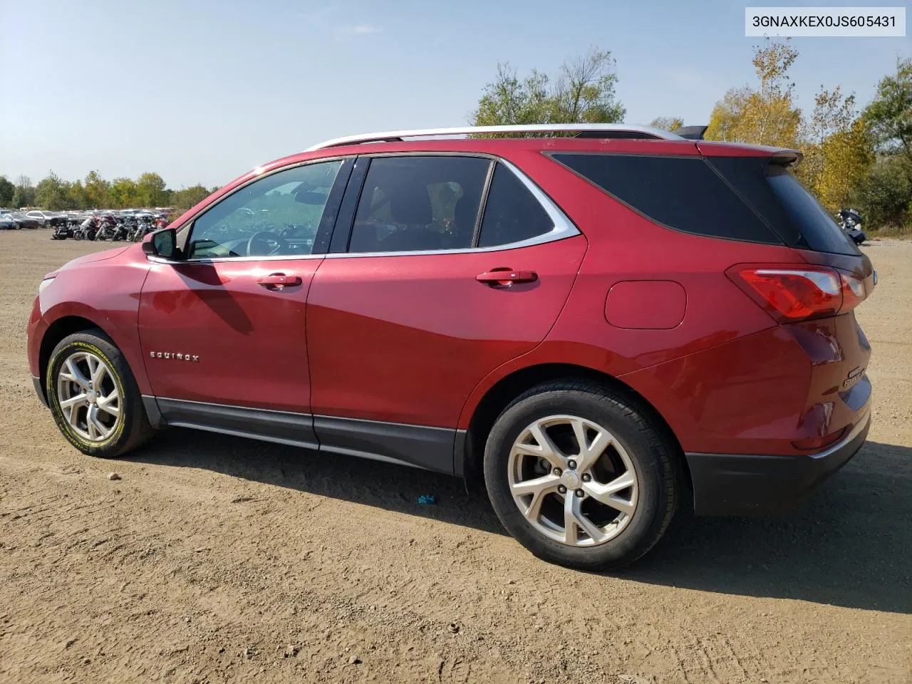 2018 Chevrolet Equinox Lt VIN: 3GNAXKEX0JS605431 Lot: 75827114