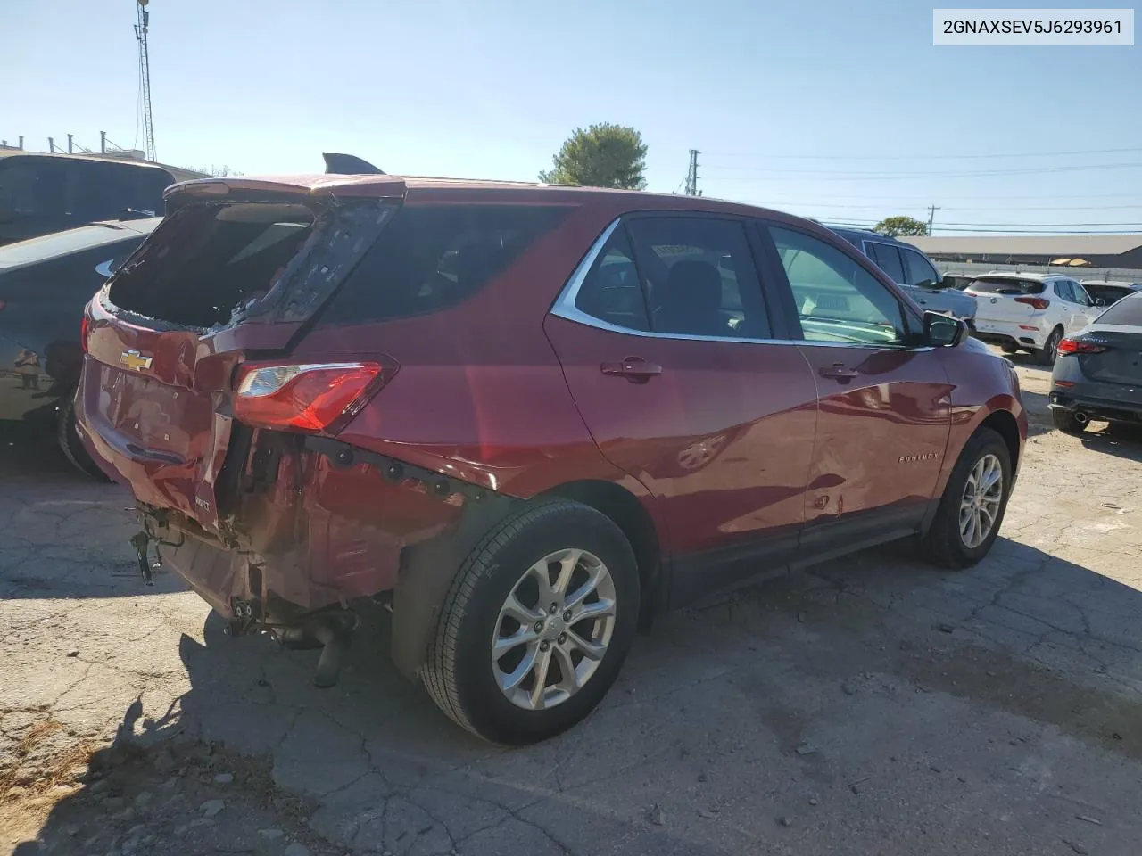 2018 Chevrolet Equinox Lt VIN: 2GNAXSEV5J6293961 Lot: 75842014