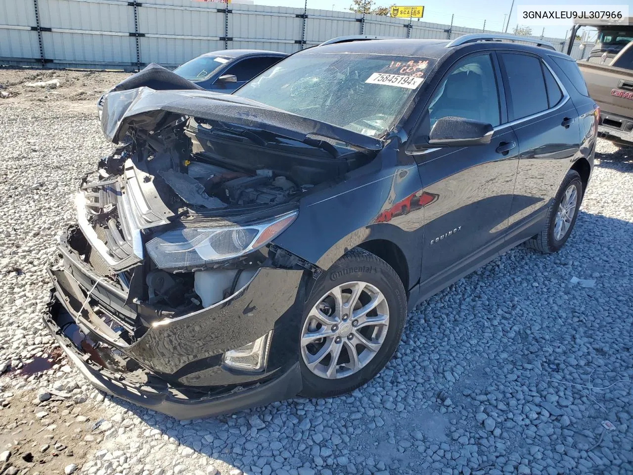 2018 Chevrolet Equinox Lt VIN: 3GNAXLEU9JL307966 Lot: 75845194