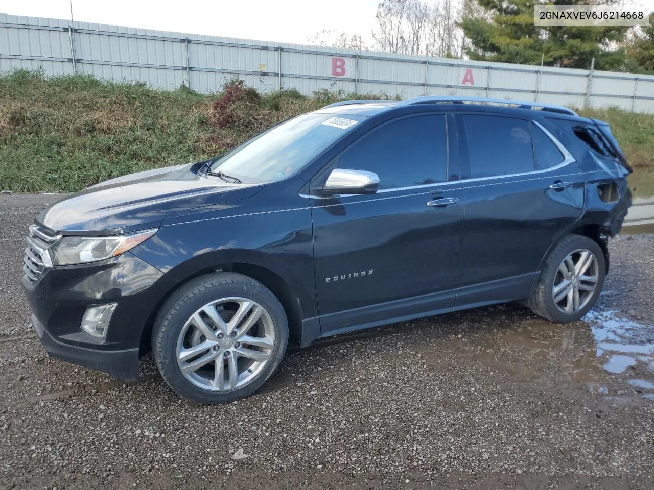 2018 Chevrolet Equinox Premier VIN: 2GNAXVEV6J6214668 Lot: 75856634