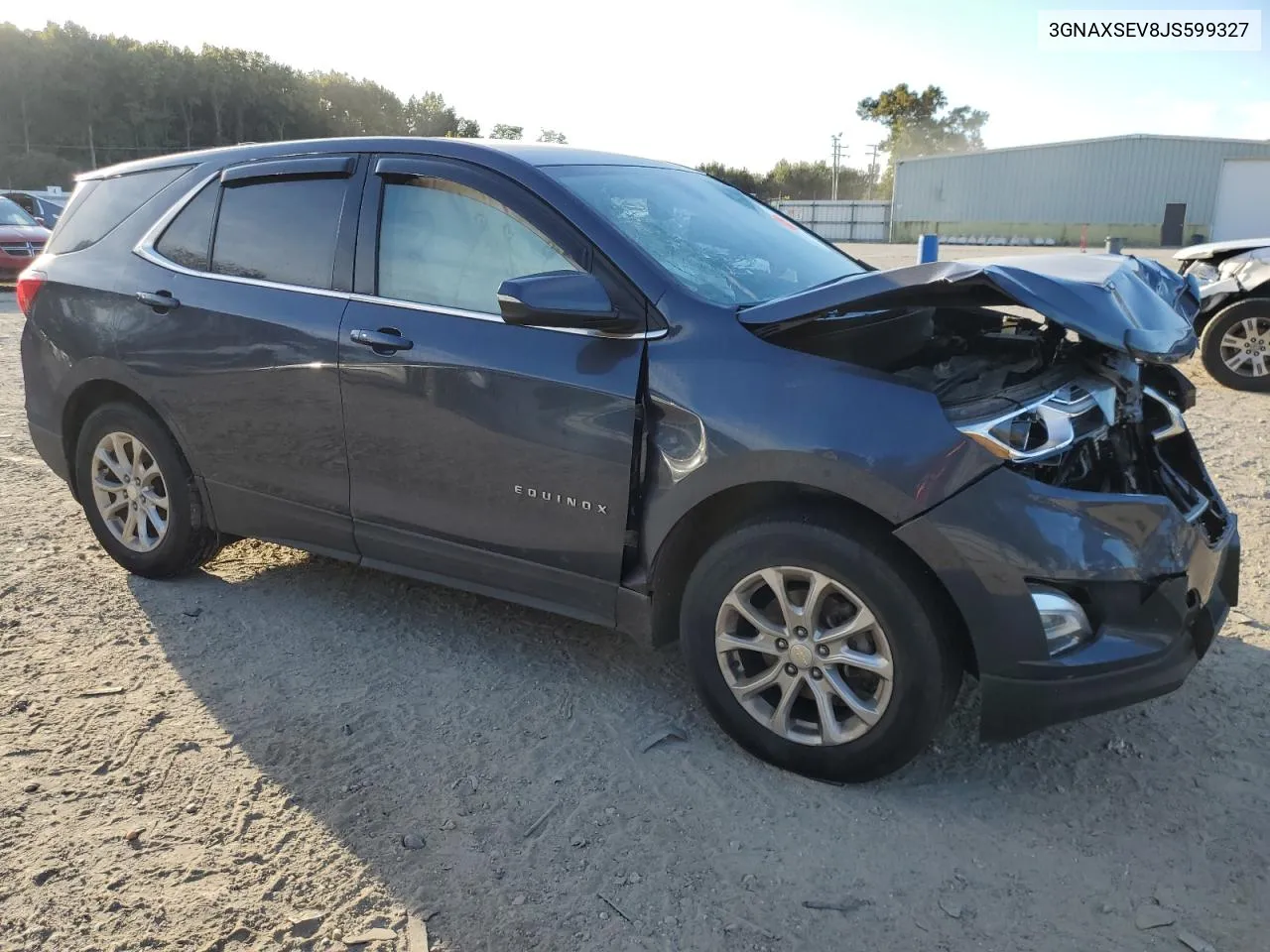 2018 Chevrolet Equinox Lt VIN: 3GNAXSEV8JS599327 Lot: 75876644