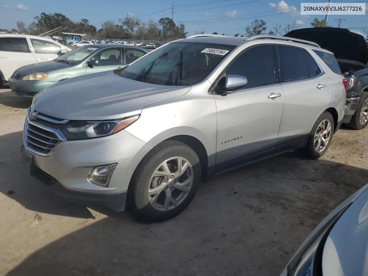 2018 Chevrolet Equinox Premier VIN: 2GNAXVEV3J6277226 Lot: 75883194