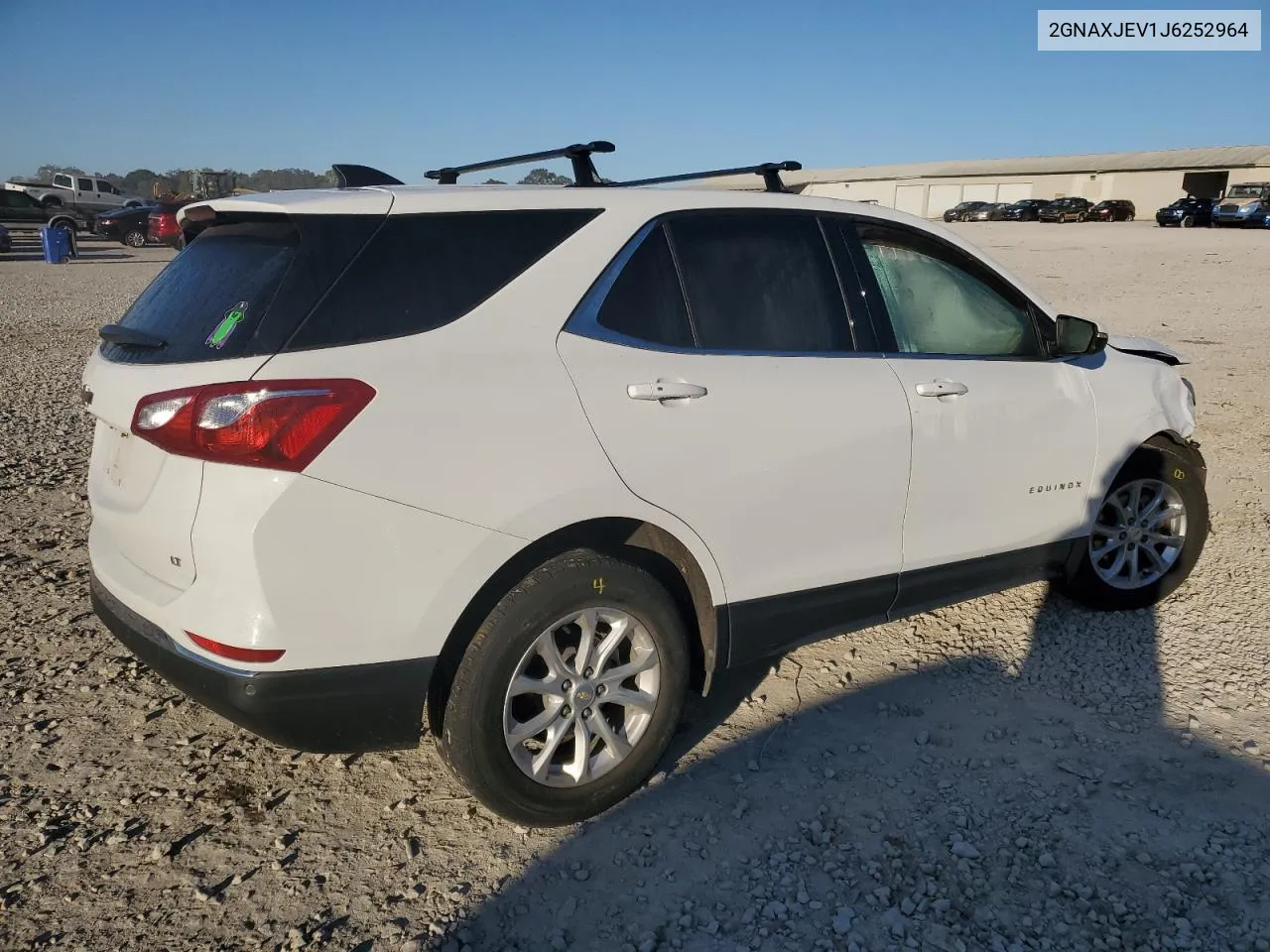 2018 Chevrolet Equinox Lt VIN: 2GNAXJEV1J6252964 Lot: 75902284