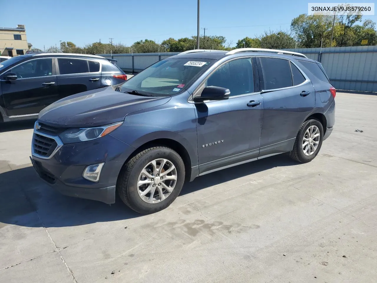 2018 Chevrolet Equinox Lt VIN: 3GNAXJEV9JS579260 Lot: 75955224